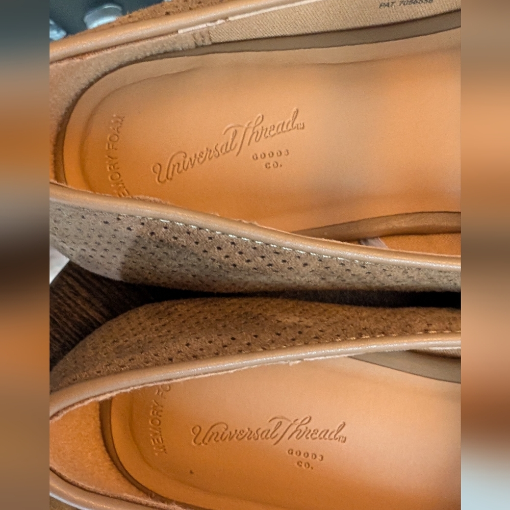 Universal Thread Brown Double Strap Flats - image 3